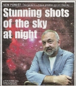 Southern Daily Echo Article regarding Starscapes 2 Exhibition - Cover Southern Daily Echo Article regarding Starscapes 2 Exhibition - Cover