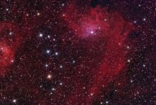 Flaming Star nebula in Auriga
