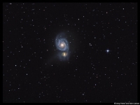 M51 galaxy pair in Canes Venatici