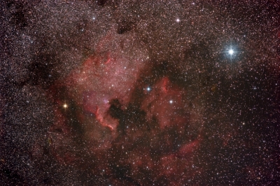 North America nebula and Pelican with the 200mm and M25C