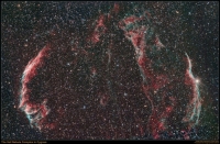 Veil Nebula with OIII and H-Alpha data
