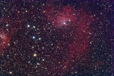 The Flaming Star nebula in Auriga
