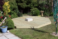 The decking is complete