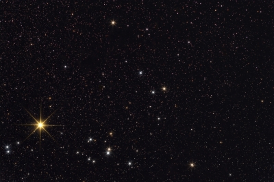 Hyades with the 200mm lens at f#4.5