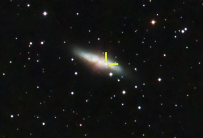 M82 supernova 23/01/2014