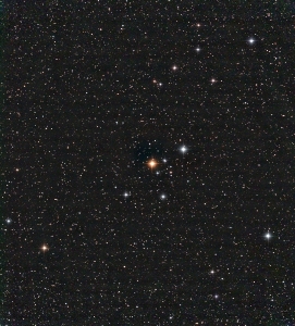 Stephenson 1 region in Lyra