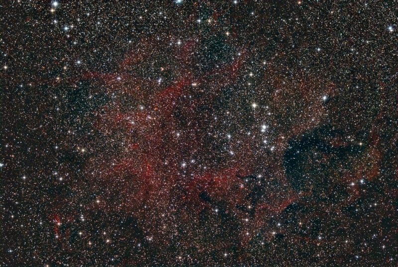 NGC 6871 region in Cygnus