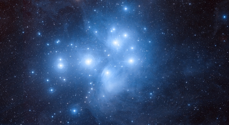 DSS2 data for the Pleiades