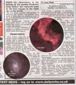 Southern Daily Echo Article regarding Starscapes 2 Exhibition - Content