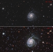M101 from 2 different imaging systems