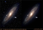M31 with and without milky way stars