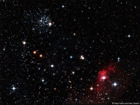 M52 and Bubble Nebula