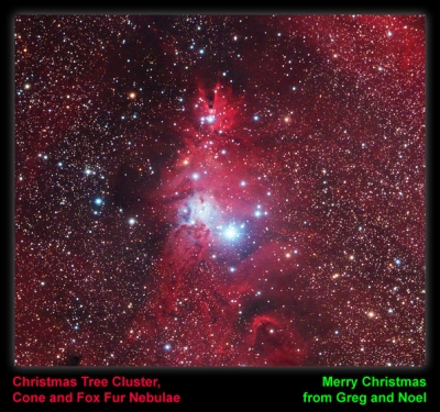 Christmas 2007.  The Christmas Tree Cluster