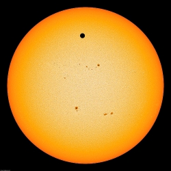 Mid-transit Venus June 2012
