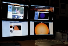 Towards the end of the Venus transit