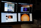 Towards the end of the Venus transit