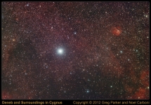 Deneb region mini-WASP camera 2