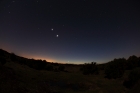 Jupiter Venus and Mercury